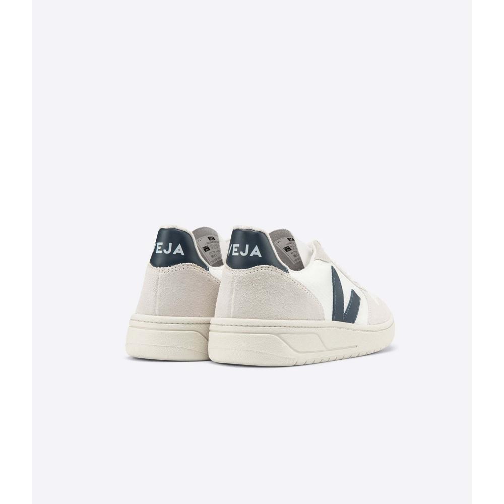 Veja V-10 B-MESH Tenisky Damske White/Blue | SK 662QMA